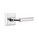 Emtek Select R-BAR Hammered Lever with Quincy Rosette