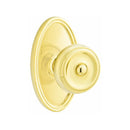 Emtek Waverly Knob Concealed Screws With Oval Rosette