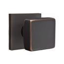 Emtek Square Concealed Screws Knob with Square Rosette