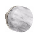 Emtek F13 Function Lugano Mortise Handleset with Select Conical White Marble Knob