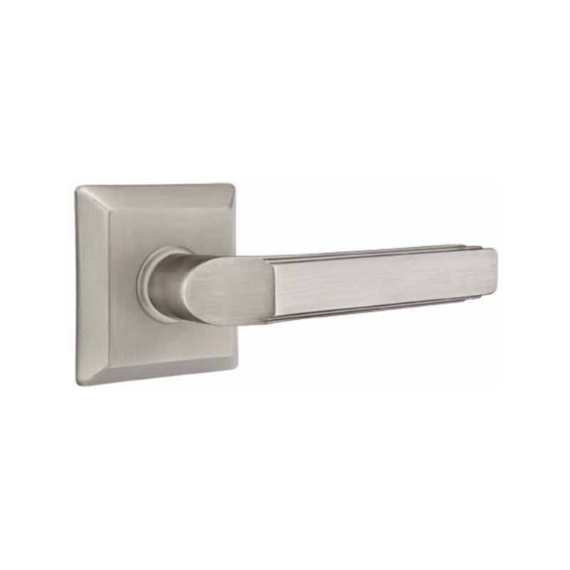 Emtek Milano Lever Concealed Screws with Quincy Rosette