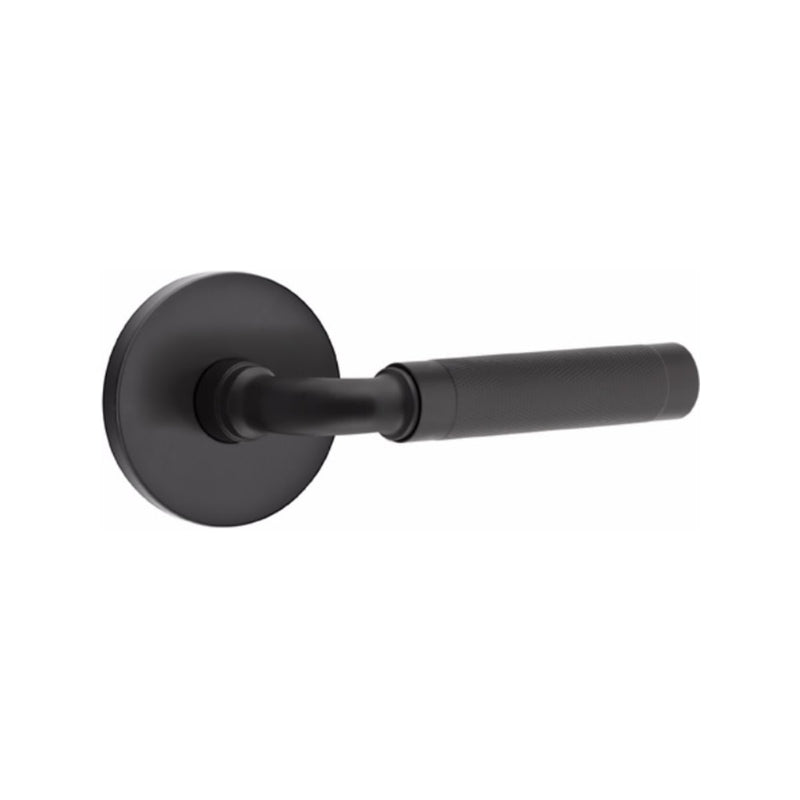 Emtek Select R-BAR Knurled Lever Concealed Screws with Disk Rosette