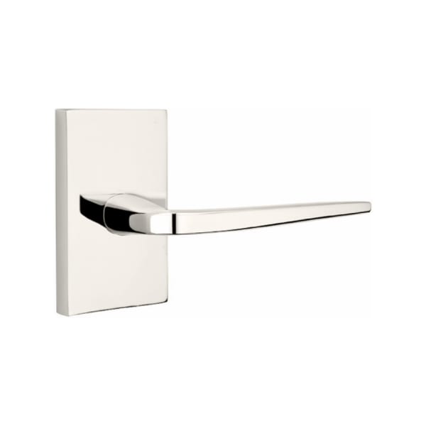 EMTEK Athena Lever Concealed Screws with Modern Rectangular Rosette