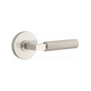 Emtek Select L-Square Straight Knurled Lever with Disk Rosette