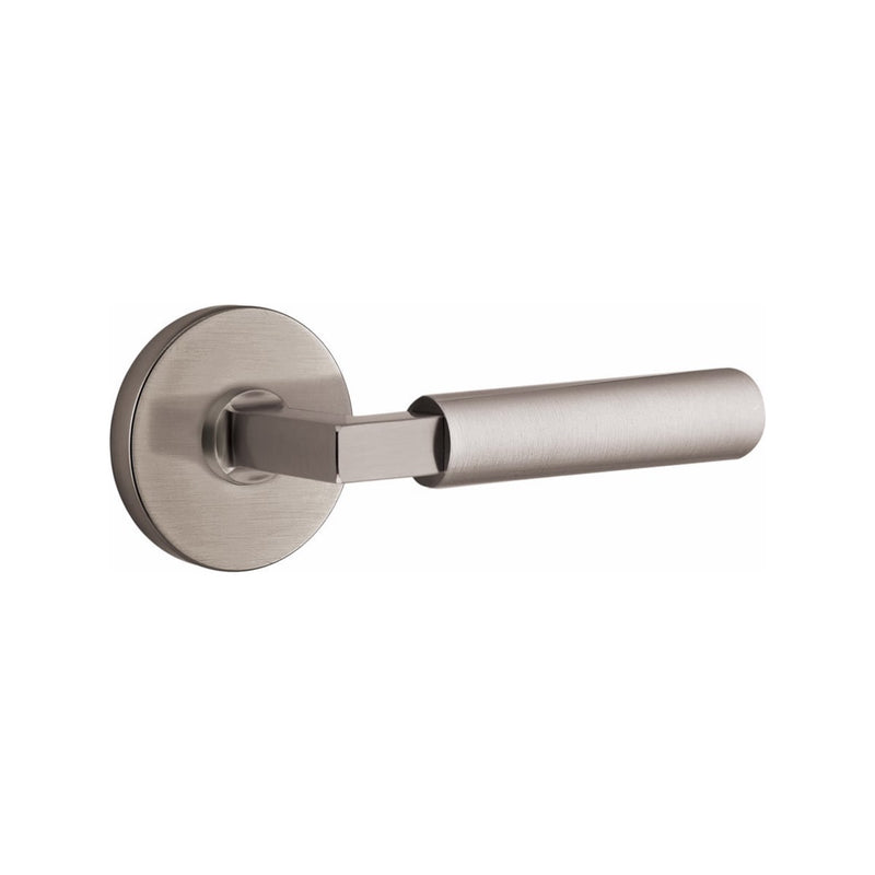 Emtek Select L-Square Smooth Lever with Disk Rosette