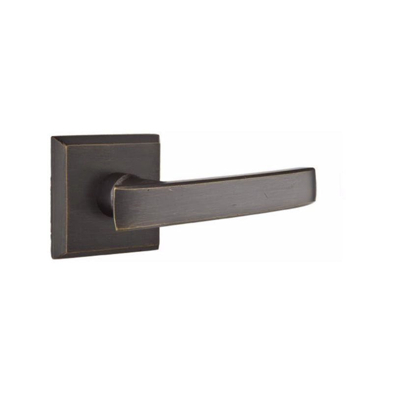 Emtek Sandcast Bronze Yuma Lever Concealed Screws with