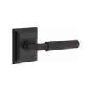 Emtek Select L-Square Hammered Lever Concealed Screws with Wilshire Rosette