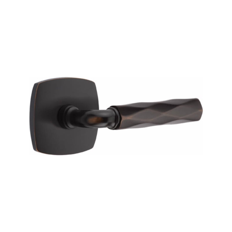 Emtek Select R-BAR Tribeca Lever with Urban Modern Rosette