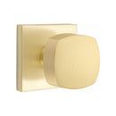 Emtek Freestone Concealed Screws Knob with Square Rosette