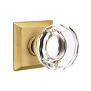Emtek Lowell Knob Concealed Screws With Quincy Rosette