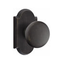 Emtek Sandcast Bronze Winchester Knob Concealed Screws with