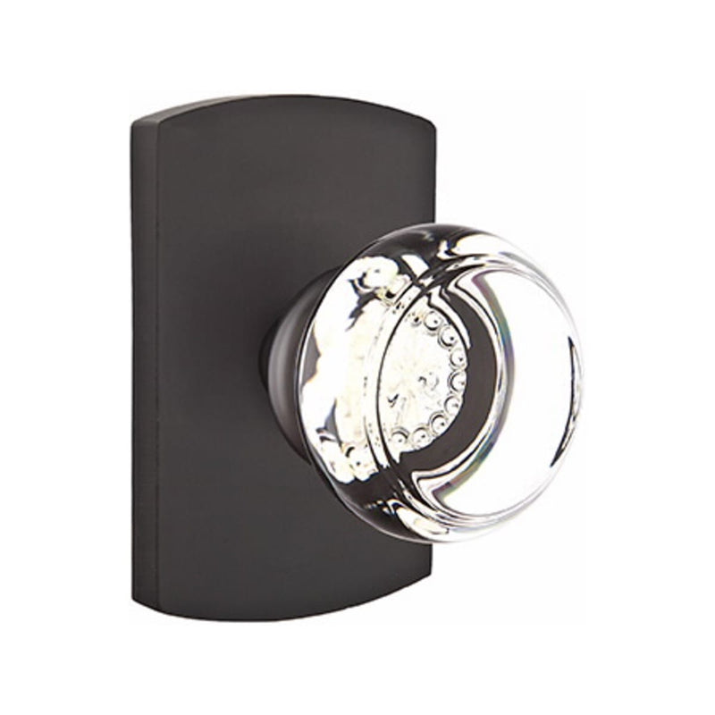 Emtek Glass Georgetown Knob Concealed Screws with