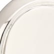 Emtek Wilshire Brass Tubular Entry set with Ice White Knob