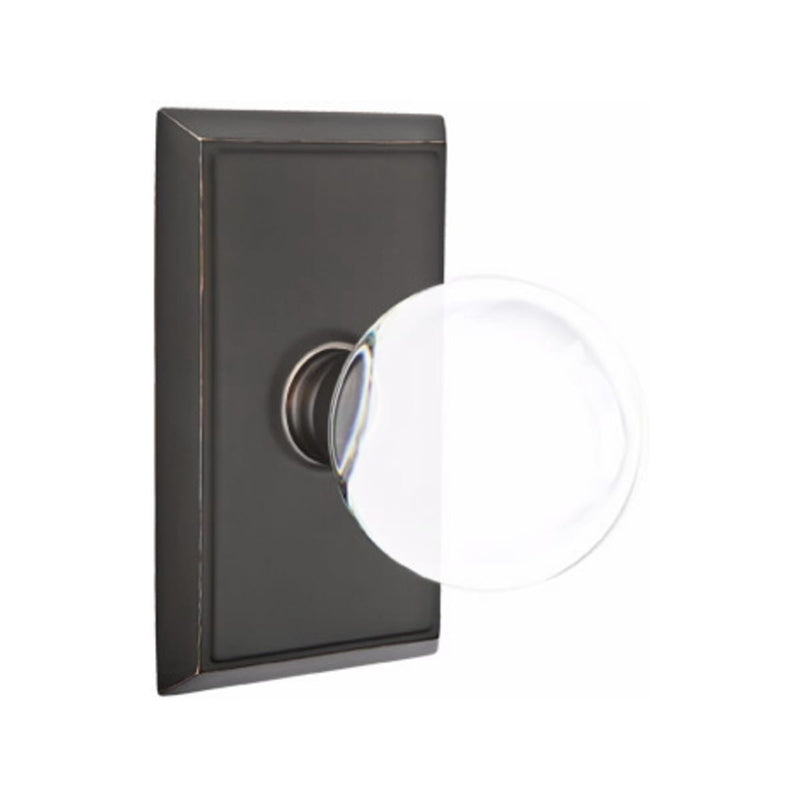 Emtek Bristol Knob Concealed Screws With Rectangular Rosette
