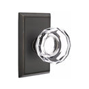 Emtek Lowell Knob Concealed Screws With Rectangular Rosette