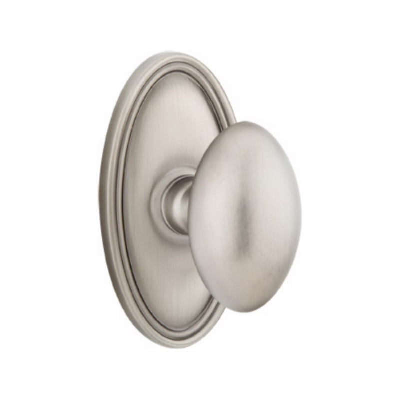 Emtek Egg Knob With Oval Rosette