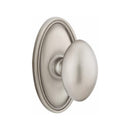 Emtek Egg Knob Concealed Screws With Oval Rosette