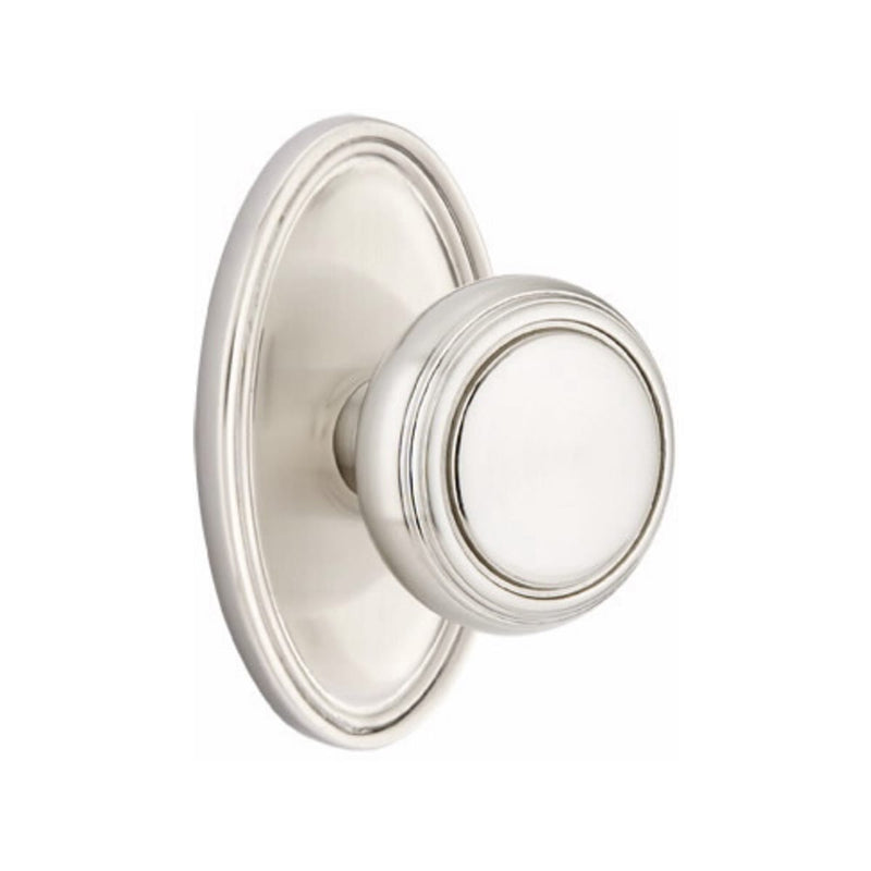 Emtek Norwich Knob With Oval Rosette