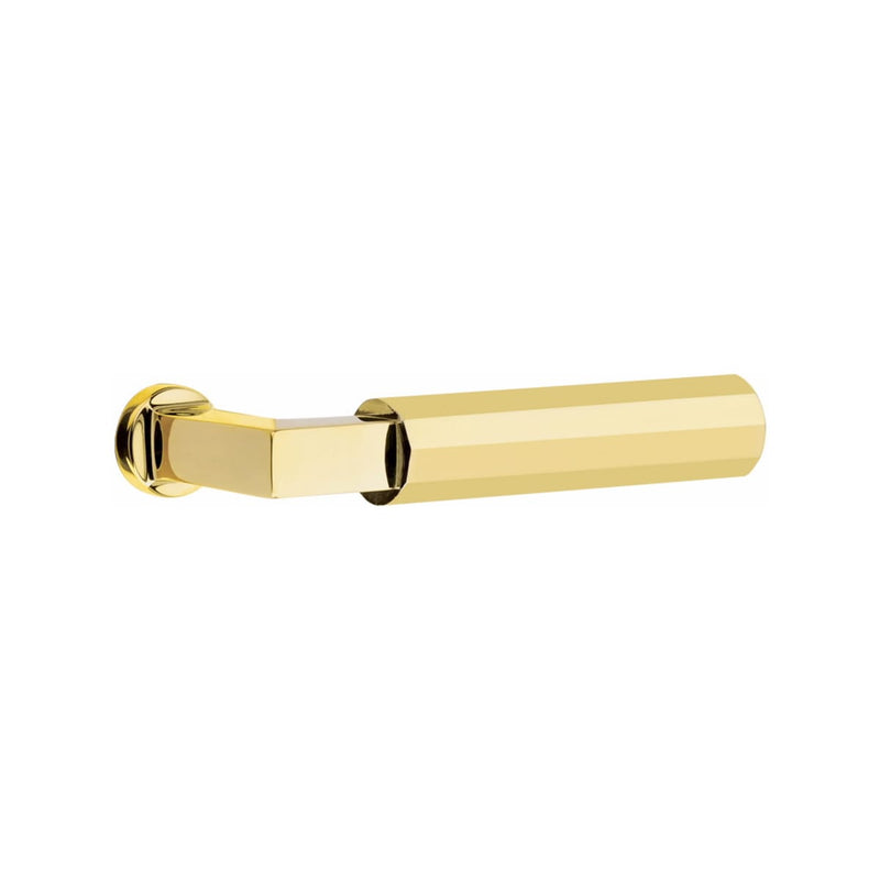 Emtek Dummy Lugano Mortise Handleset with Select L-Square Faceted Lever