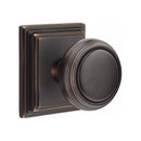 Emtek Norwich Knob Concealed Screws With Wilshire Rosette