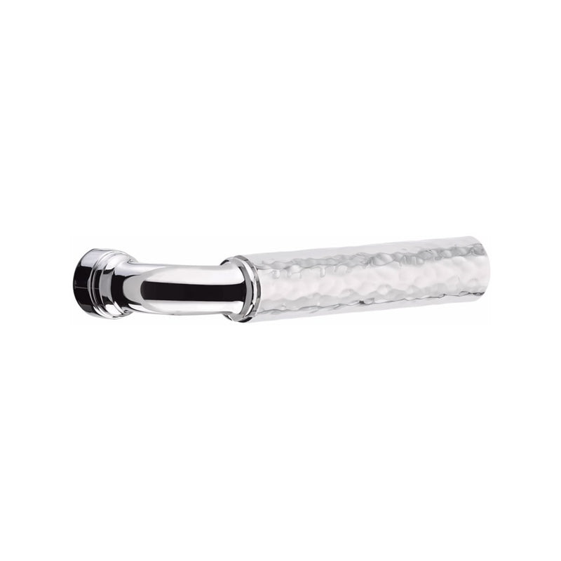 Emtek Hamden Brass Tubular Entry set with Select R-Bar Hammered Lever