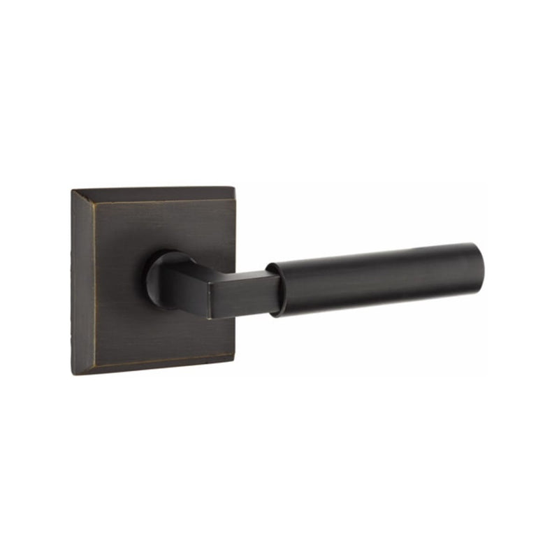 Emtek Sandcast Bronze Bryce Lever Concealed Screws with