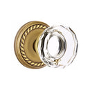 Emtek Lowell Knob Concealed Screws With Rope Rosette