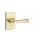 EMTEK Basel Lever Concealed Screws with Modern Rectangular Rosette