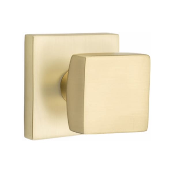 Emtek Square Knob with Square Rosette