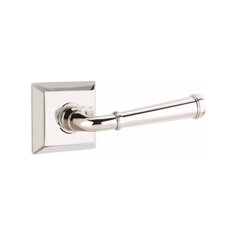 Emtek Merrimack Lever Concealed Screws with Quincy Rosette