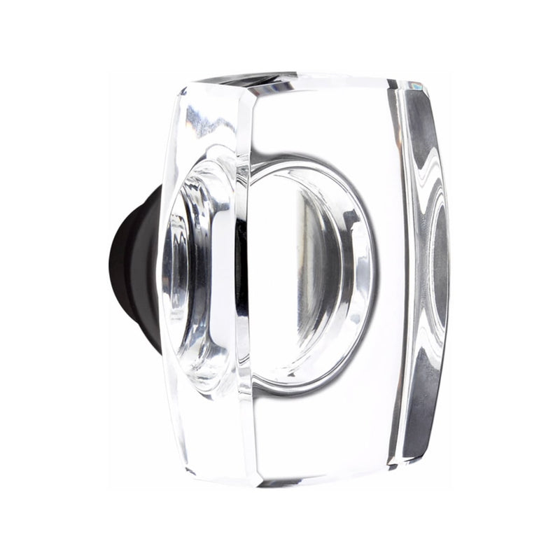 Emtek F20 Function Lugano Mortise Handleset with Windsor Glass Knob