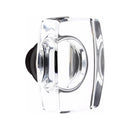 Emtek Transitional Heritage Monolithic Brass Tubular Entry set with Windsor Glass Knob