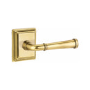 Emtek Merrimack Lever Concealed Screws with Wilshire Rosette