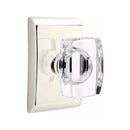 Emtek Windsor Knob Concealed Screws with Neos Rosette