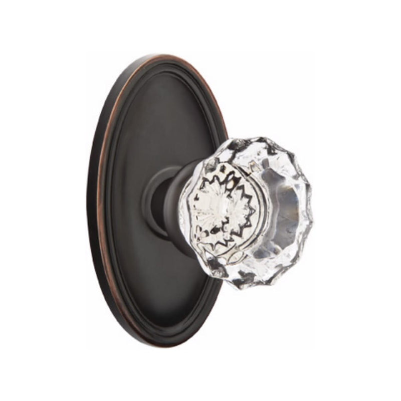 Emtek Astoria Knob With Oval Rosette