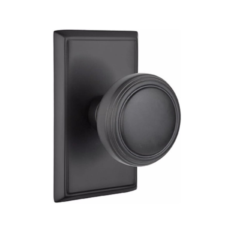 Emtek Norwich Knob With Rectangular Rosette