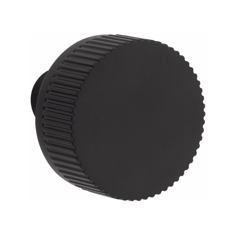 Emtek Modern Style Electronic Keypad Handle Set with Select Conical Straight Knurled Knob