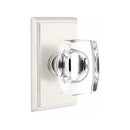 Emtek Windsor Knob Concealed Screws With Rectangular Rosette