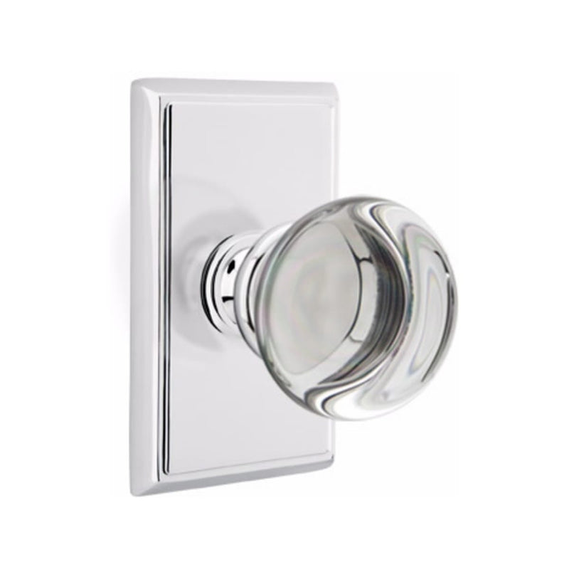 Emtek Providence Knob Concealed Screws With Rectangular Rosette