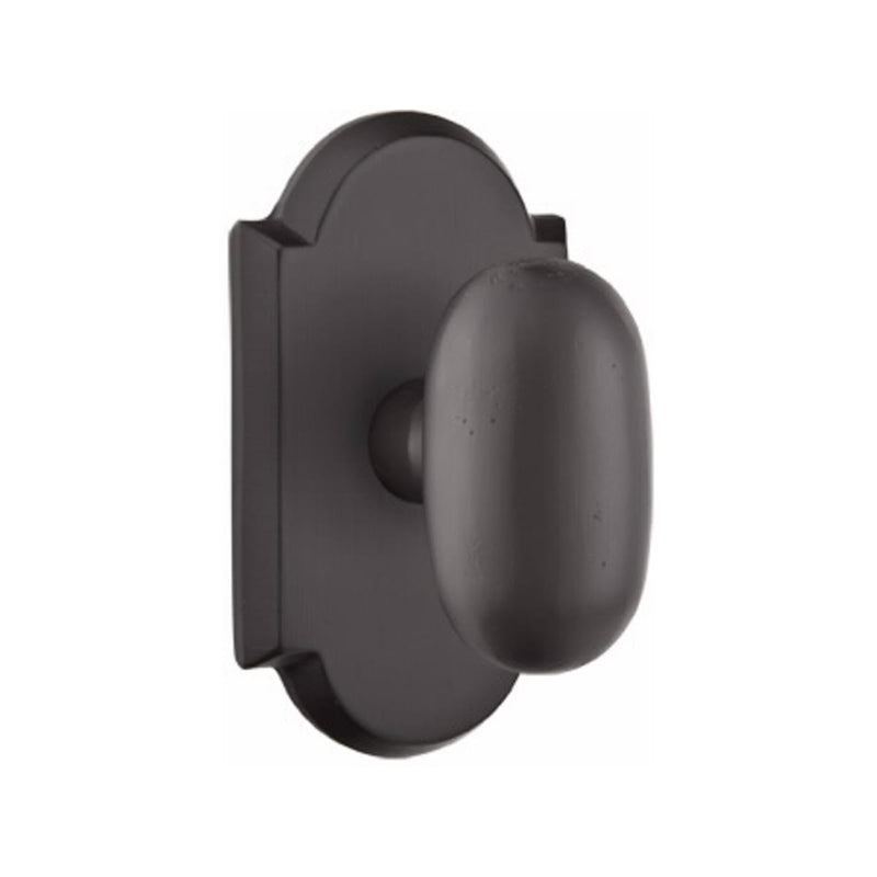Emtek Sandcast Bronze Egg Knob with