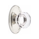 Emtek Lowell Knob With Oval Rosette