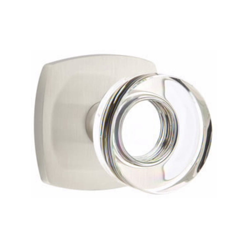 Emtek Modern Disc Knob Concealed Screws with Urban Modern Rosette