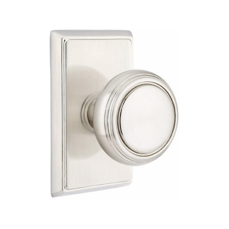 Emtek Norwich Knob With Rectangular Rosette