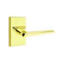 EMTEK Athena Lever Concealed Screws with Modern Rectangular Rosette