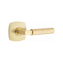Emtek Select L-Square Hammered Lever Concealed Screws with Urban Modern Rosette