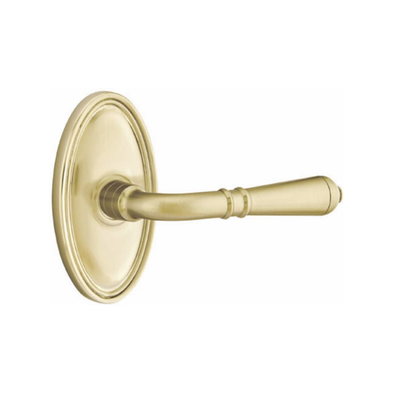 Emtek Turino Lever Concealed Screws with Oval Rosette