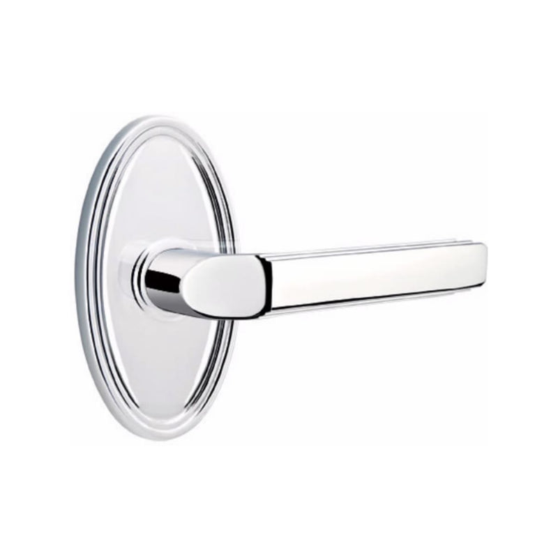 Emtek Milano Lever Concealed Screws with Oval Rosette