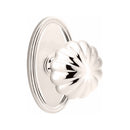 Emtek Melon Knob Concealed Screws With Oval Rosette