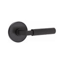 Emtek Select L-Square Hammered Lever Concealed Screws with Disk Rosette