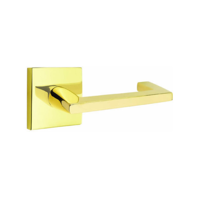 EMTEK Argos Lever Concealed Screws with Square Rosette